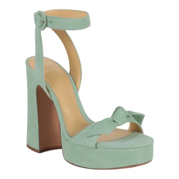 Alexandre Birman Clarita Curve 120 High Heel Sandals Green Womens - Picture 2 of 6